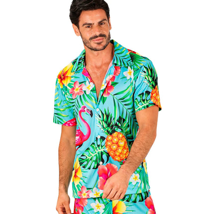 Feestbazaar Zomer Partyblouse Flamingo Volwassen