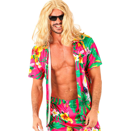 Feestbazaar Zomer Partyblouse Papegaai Volwassen