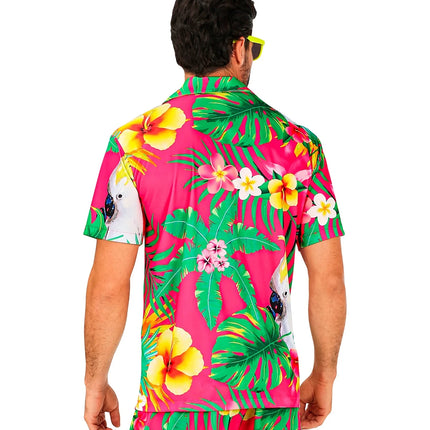 Feestbazaar Zomer Partyblouse Papegaai Volwassen