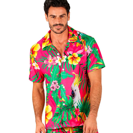 Feestbazaar Zomer Partyblouse Papegaai Volwassen