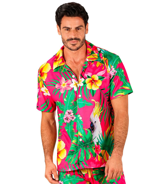 Feestbazaar Zomer Partyblouse Papegaai Volwassen