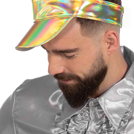 Feestbazaar Zonneklep Bling Goud
