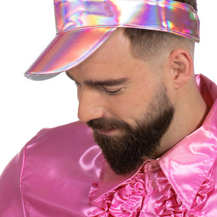 Feestbazaar Zonneklep Bling Roze