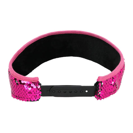 Feestbazaar Zonneklep Blitz Pailletten Fuchsia