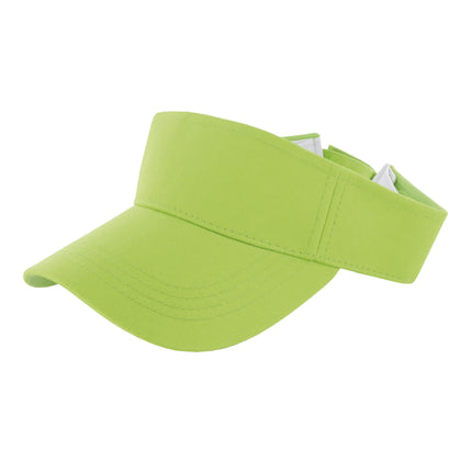 Feestbazaar Zonneklep Fluor Groen Verstelbaar