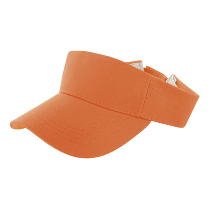 Feestbazaar Zonneklep Fluor Oranje Verstelbaar