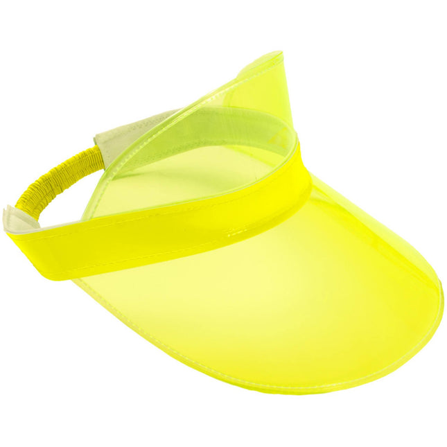 Feestbazaar Zonneklep neon Geel