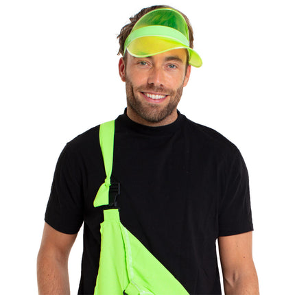 Feestbazaar Zonneklep neon groen