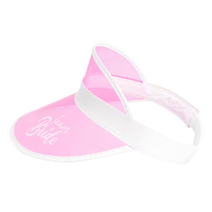 Feestbazaar Zonneklep Team Bride Roze