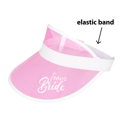 Feestbazaar Zonneklep Team Bride Roze