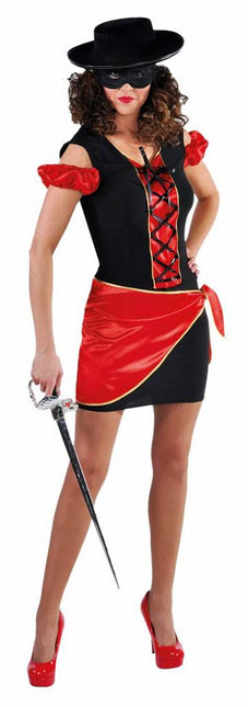 Feestbazaar Zorro jurkje kort