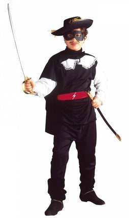 Feestbazaar Zorro ruiter kostuum kind