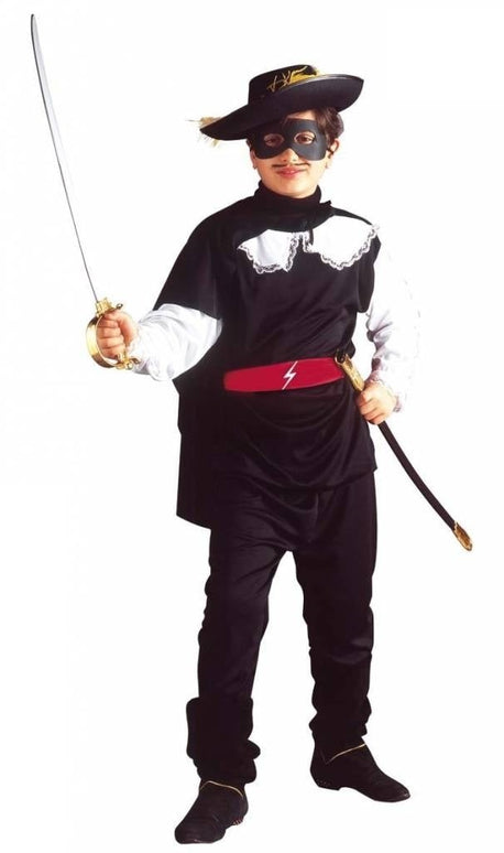 Feestbazaar Zorro ruiter kostuum kind