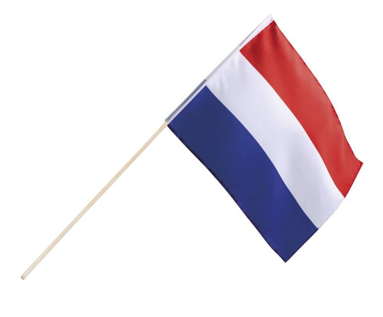 Feestbazaar zwaaivlag Nederland 76cm