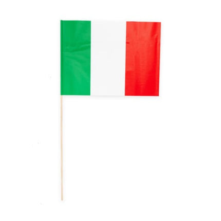 Feestbazaar Zwaaivlaggetjes Italië 20x30cm (10st)