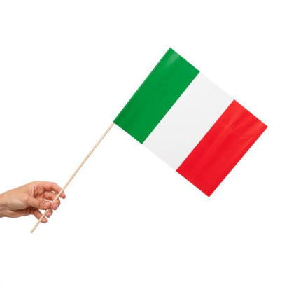 Feestbazaar Zwaaivlaggetjes Italië 20x30cm (10st)