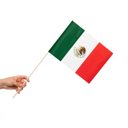 Feestbazaar Zwaaivlaggetjes Mexico 20x30cm (10st)