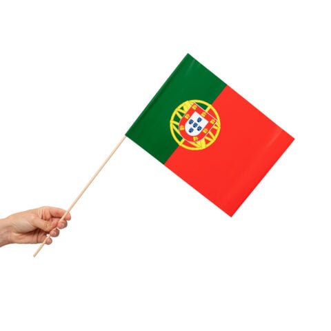 Feestbazaar Zwaaivlaggetjes Portugal 20x30cm (10st)