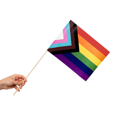 Feestbazaar Zwaaivlaggetjes Pride Progress (10st)