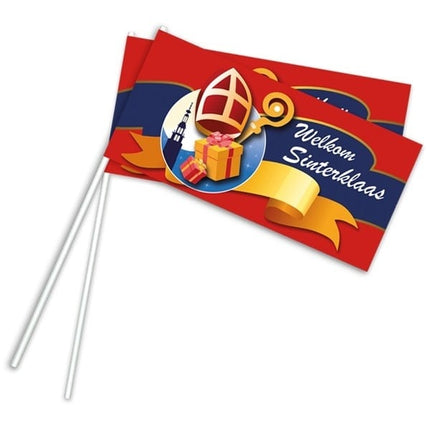 Feestbazaar Zwaaivlaggetjes Sinterklaas (50st)