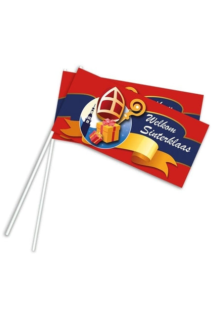 Feestbazaar Zwaaivlaggetjes Sinterklaas (50st)