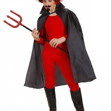 Feestbazaar Zwarte cape 100cm