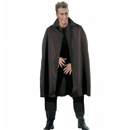 Feestbazaar Zwarte Cape 115cm