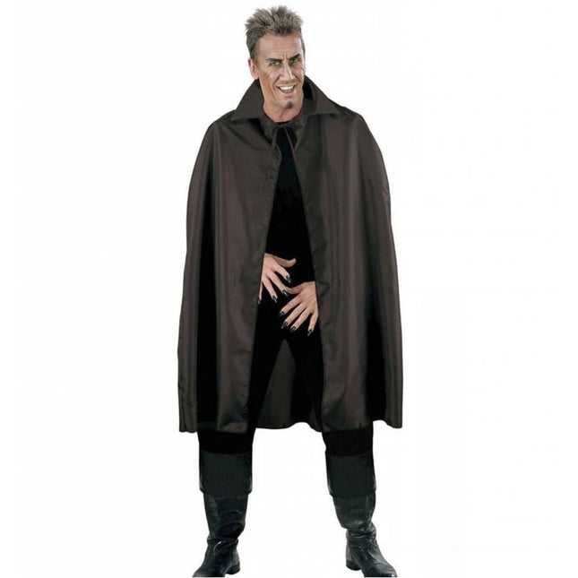 Feestbazaar Zwarte Cape 115cm