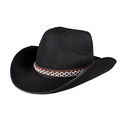 Feestbazaar Zwarte Cowboyhoed Cooper Kind