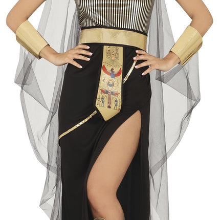 Feestbazaar Zwarte Gouden Egyptische Nubia Dames