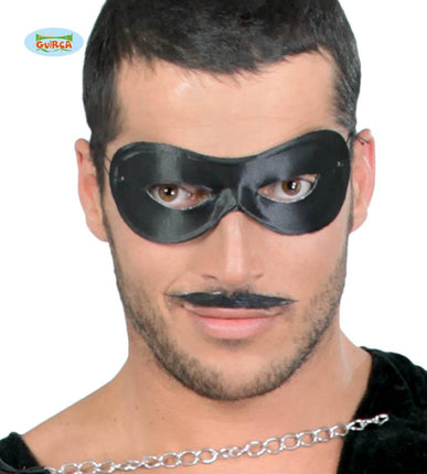 Feestbazaar Zwarte Pierrot Oogmasker