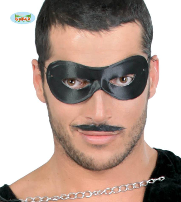 Feestbazaar Zwarte Pierrot Oogmasker