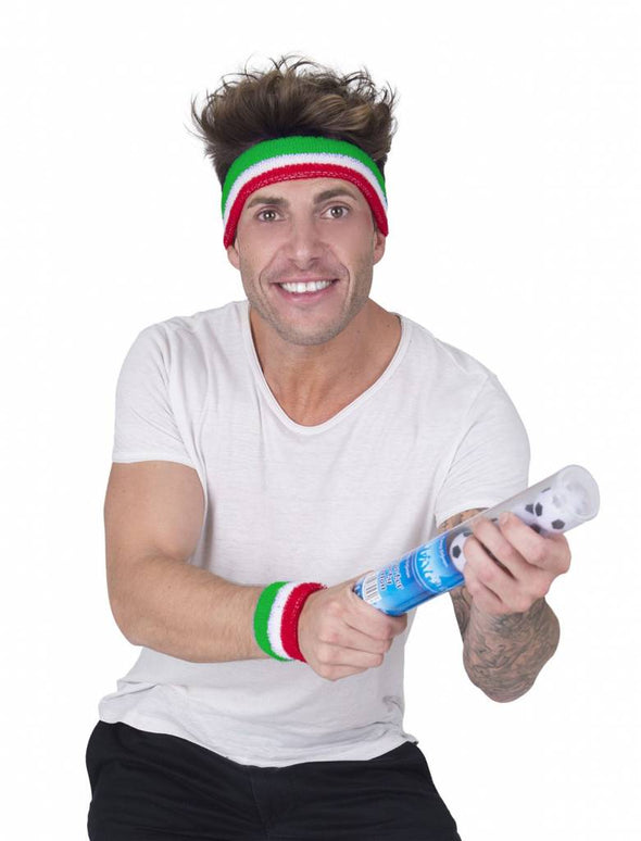 Feestbazaar Zweetbanden set Italie