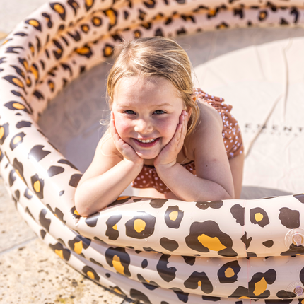 Feestbazaar Zwembad Panterprint Beige Groot (150cm)