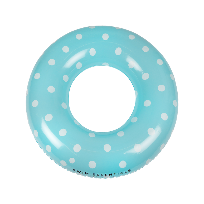 Feestbazaar Zwemband Blauw met Witte stippen (90cm)