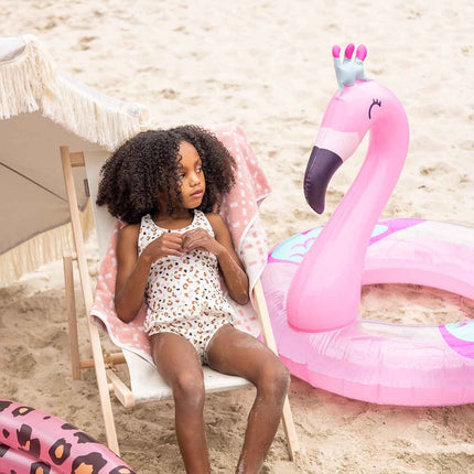 Feestbazaar Zwemband Flamingo met Kroontje (104cm)