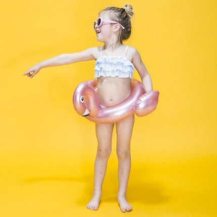 Feestbazaar Zwemband Splitring Flamingo Roze Kind 55cm