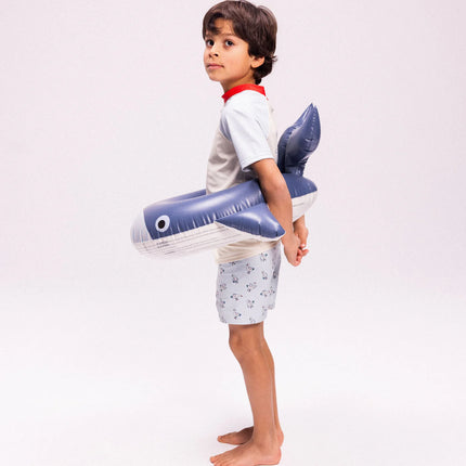 Feestbazaar Zwemband Walvis Blauw Walter Whale Ø 55cm